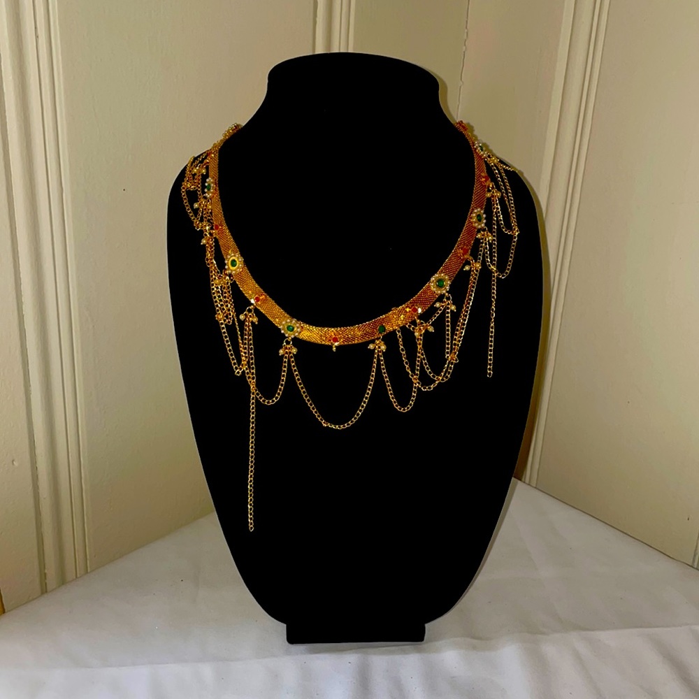 Indian Style Gold Tone Wedding Jewelry